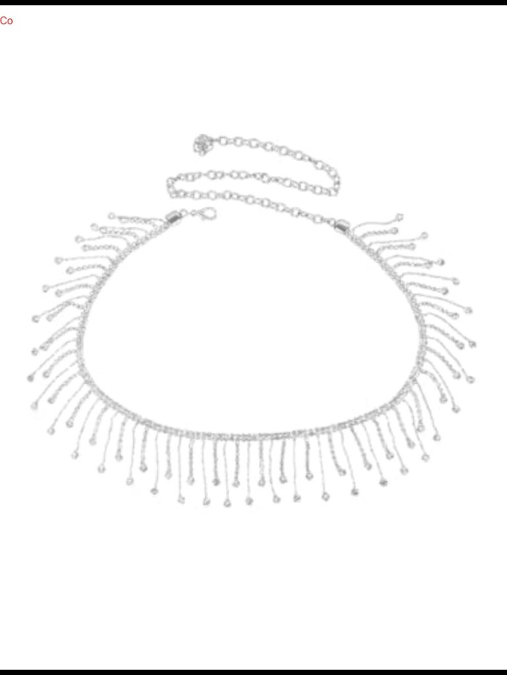 Rhinestone Tassel Waist Chain Belt Party Club Accessory